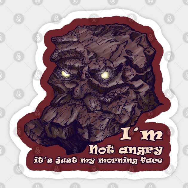 Not Angry Sticker by JGTsunami